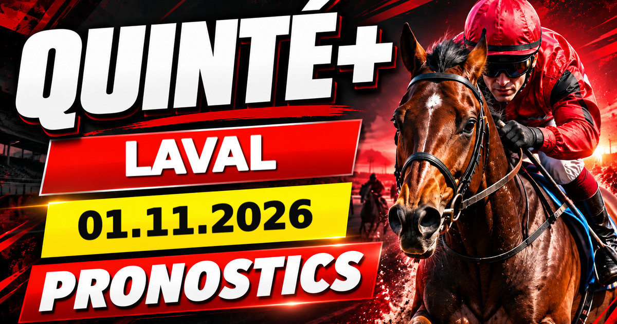 Trotteurs à l’attelé sur l’hippodrome de Laval pour le Quinté du 1er novembre 2026